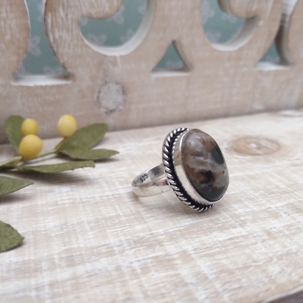 3 SET SILVER-STONE RINGS NWOT - Picture 10 of 11